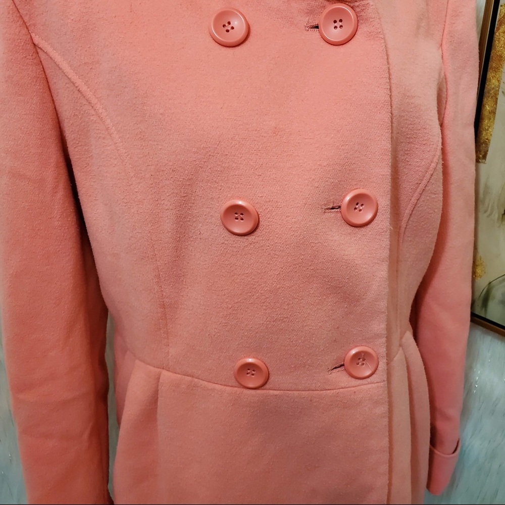 New York & Company peach pea coat - Picture 3 of 10